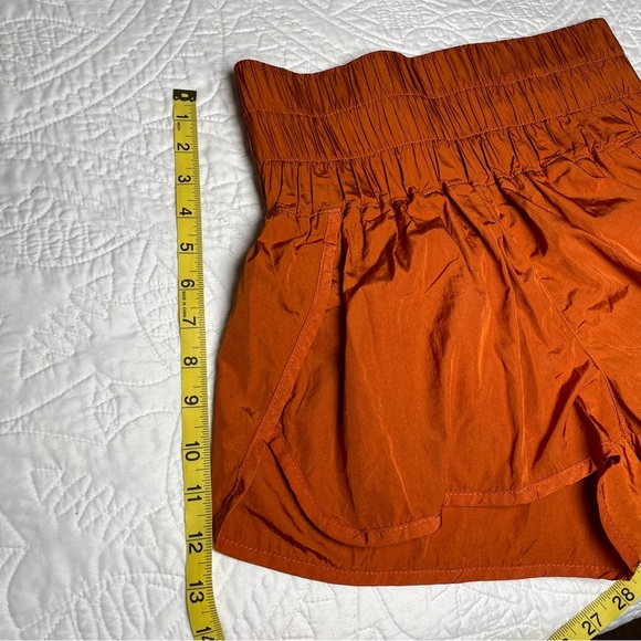 Free People Movement The Way Home Shorts in Burnt Orange Size Small - Picture 7 of 11